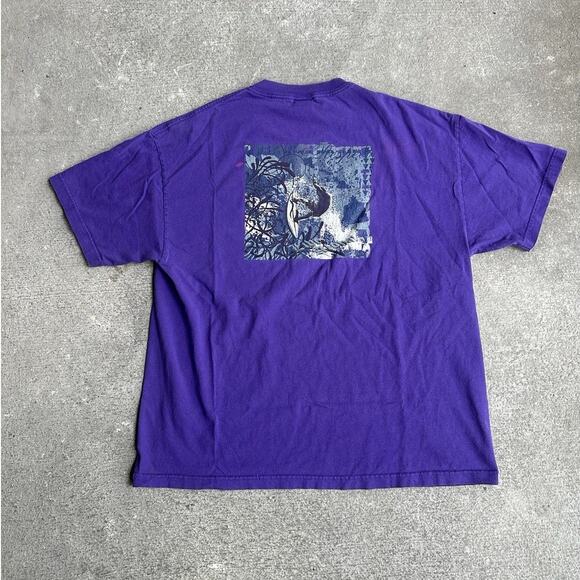 Vintage Y2K Surf Live Aloha Purple Shirt Men’s XL - Picture 1 of 6